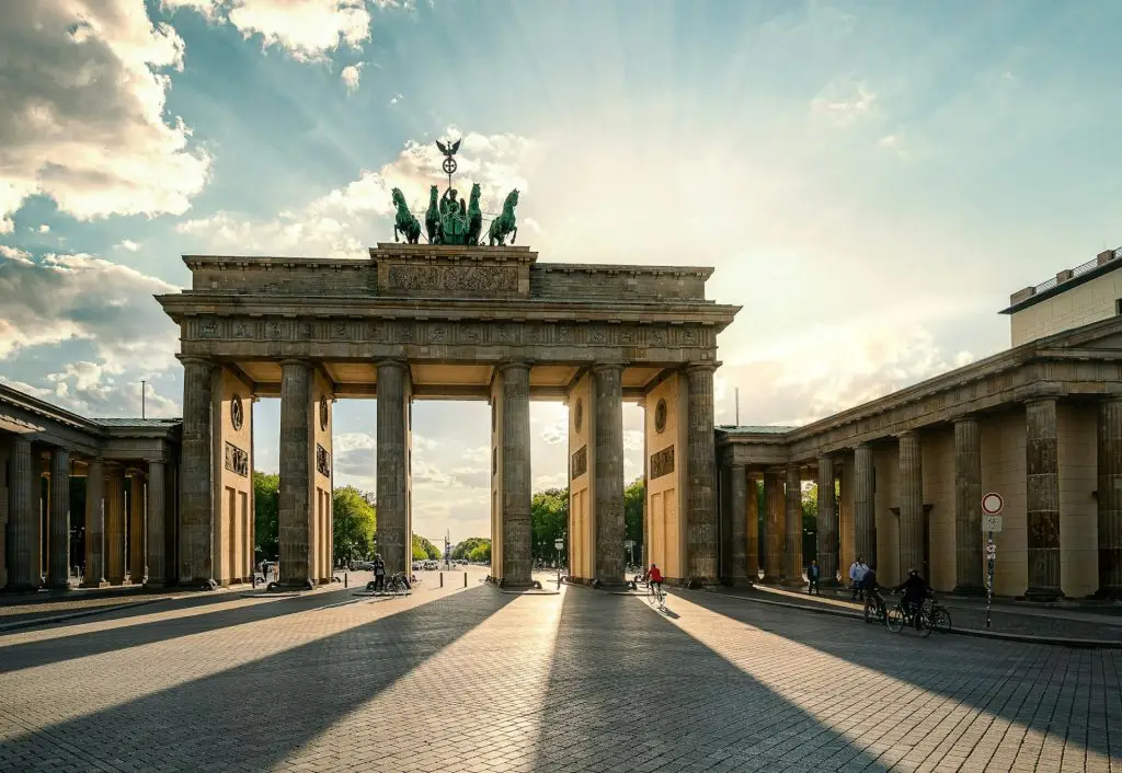 Brandenburg Gate in Berlin Germany