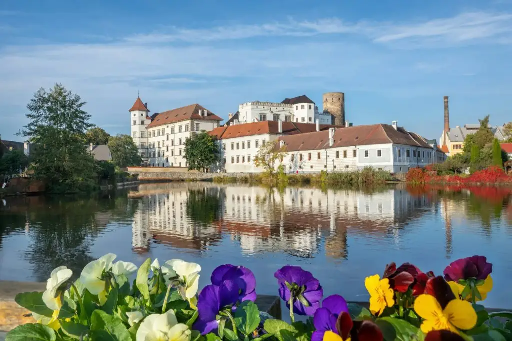 Castle in Jindrichuv Hradec, Czechia