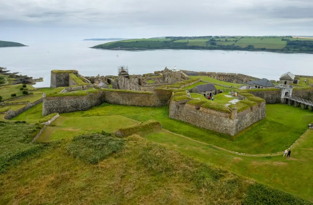 Drone aerial charles fort kinsale Ireland Cork County