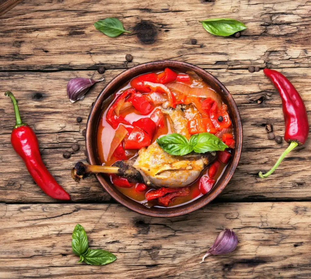 lecso dish of Hungarian cuisine