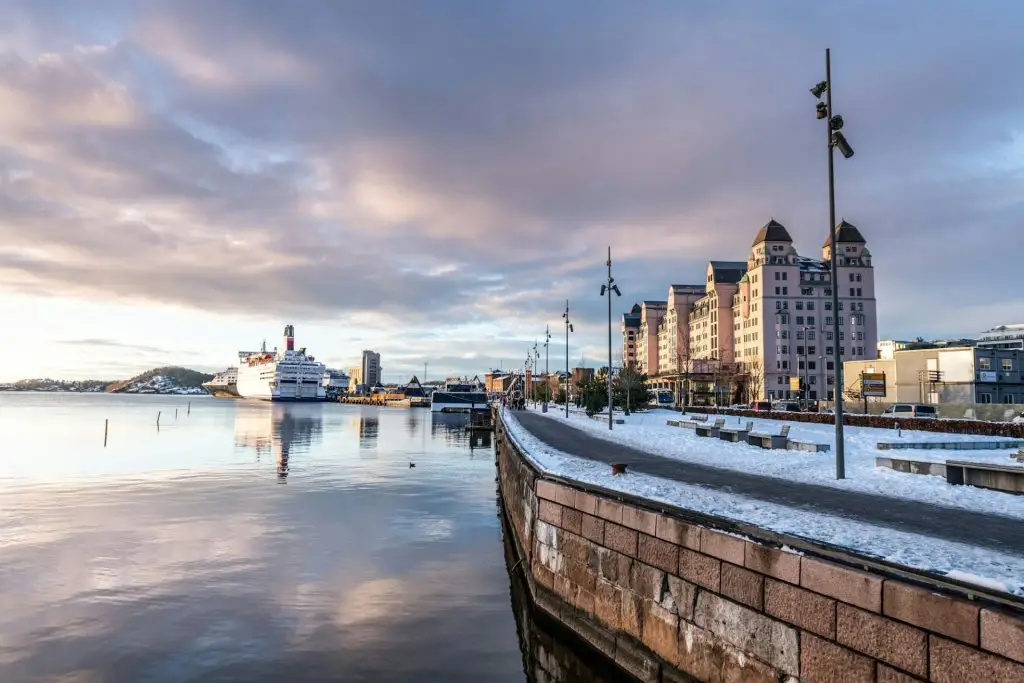 Oslo city in the Winter, Norway