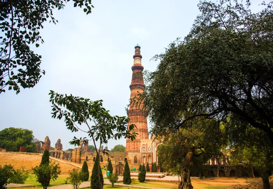 Qutub Minar, The tallest minaret a UNESCO World Heritage Site, New Delhi, India