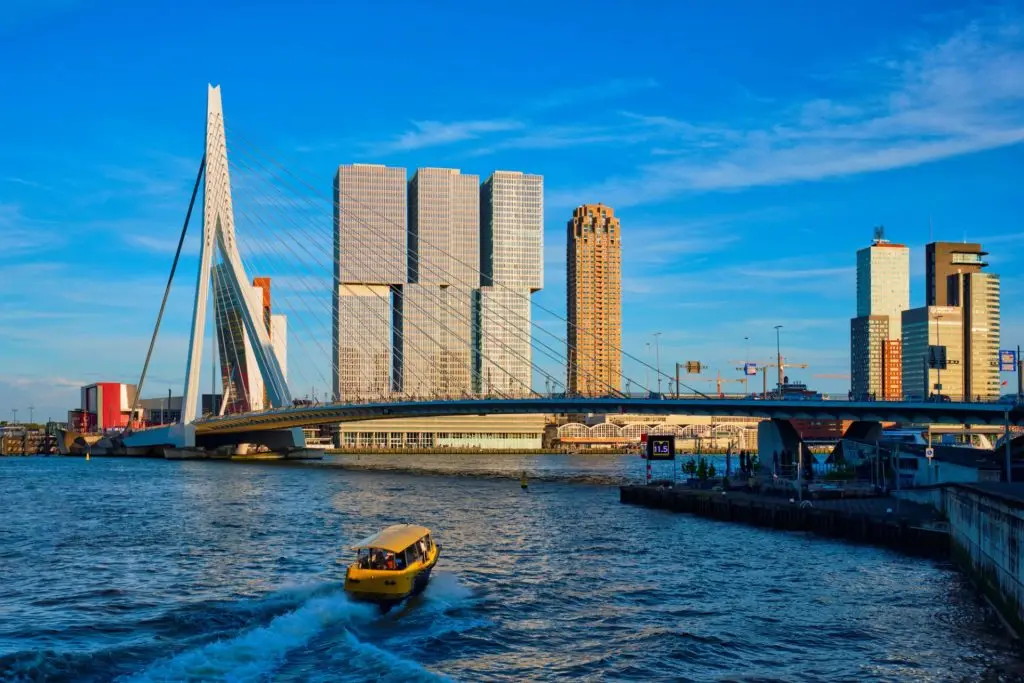Rotterdam cityscape , Netherlands