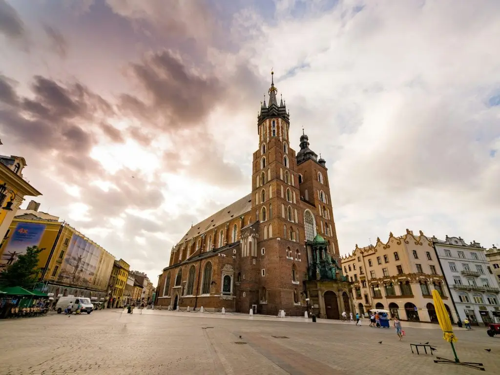 Santa Maria cathedral in krakow poland