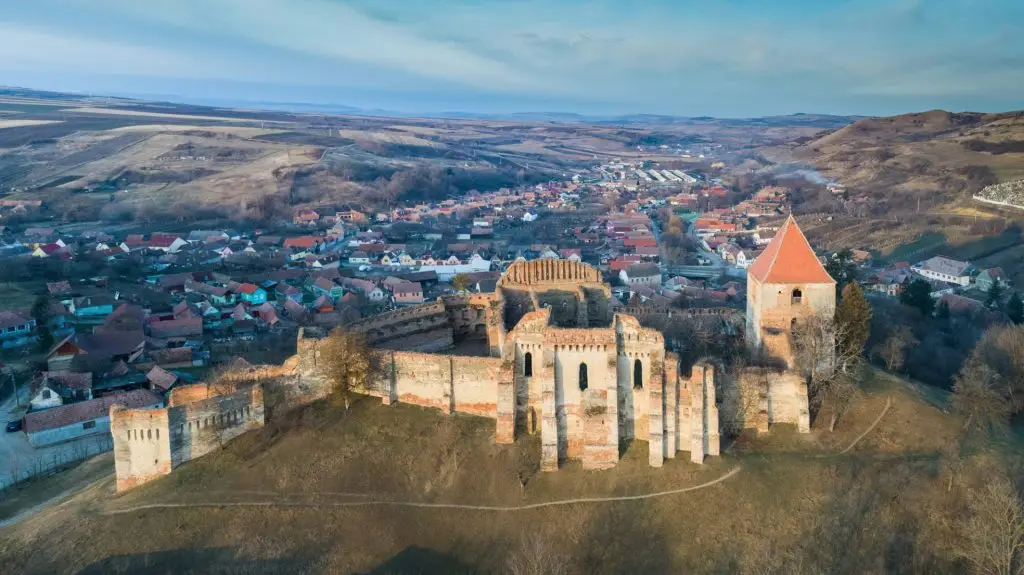 The Slimnic fortress. Transylvania, Romania