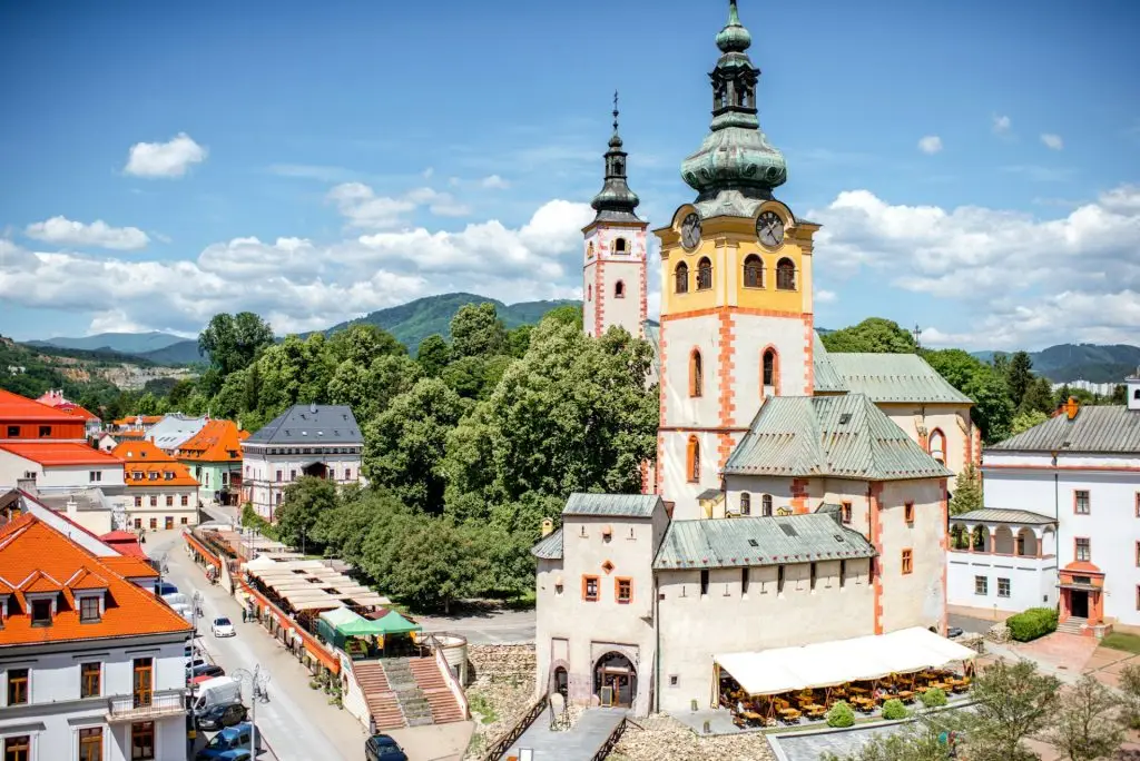 Banska Bystrica city in Slovakia