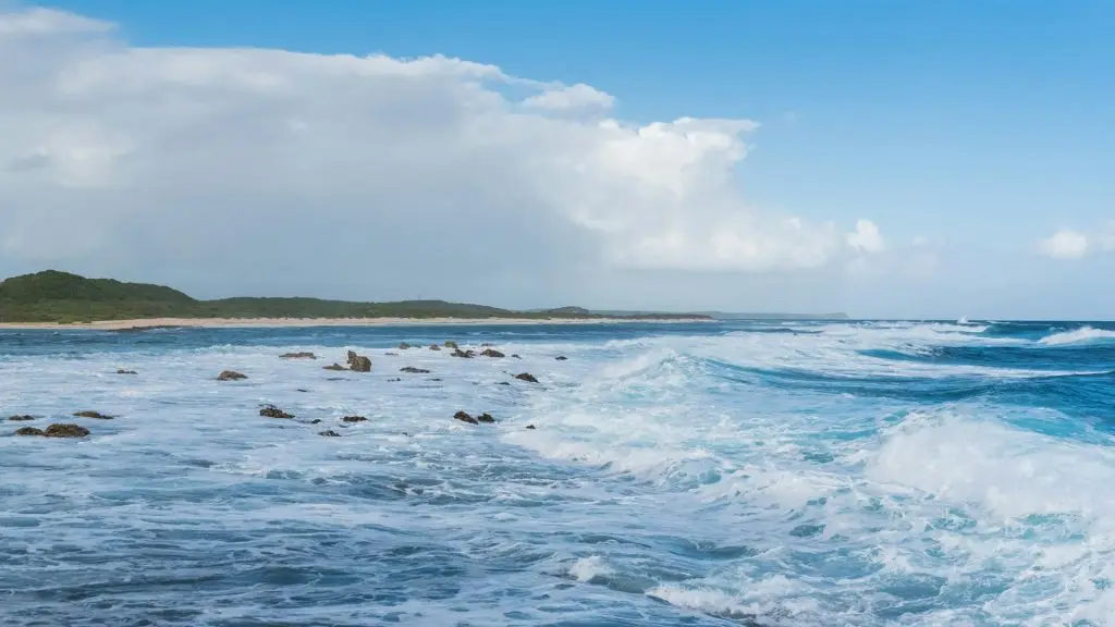 Guadeloupe, the pointe des Chateaux