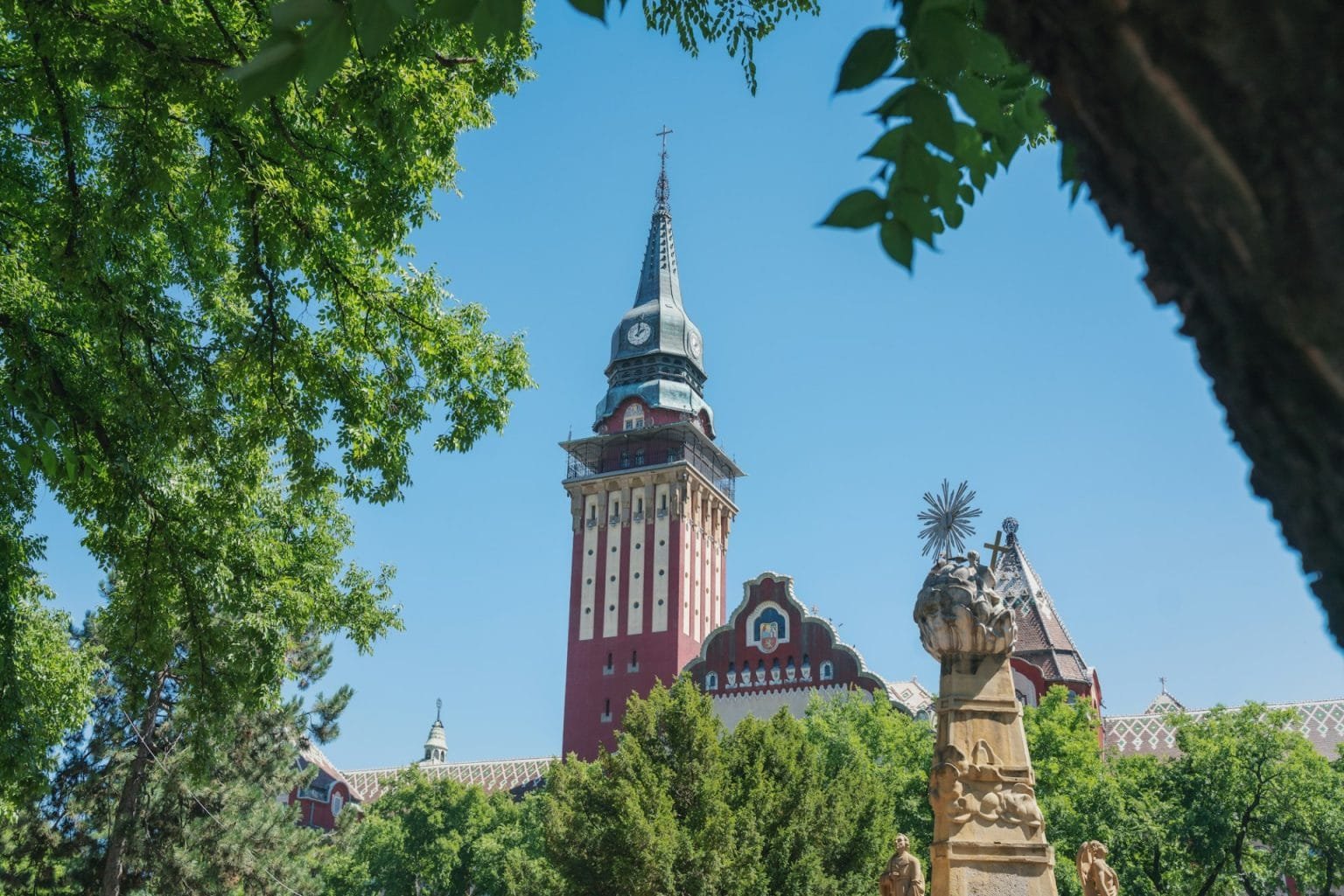 Town hall in Subotica, city in Serbia