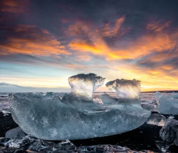 Diamond beach in Iceland