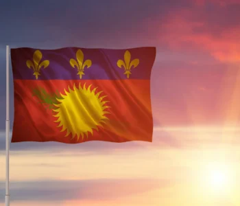 flag of Guadeloupe
